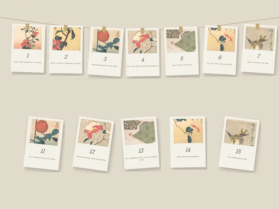 Advent Ritual Cards