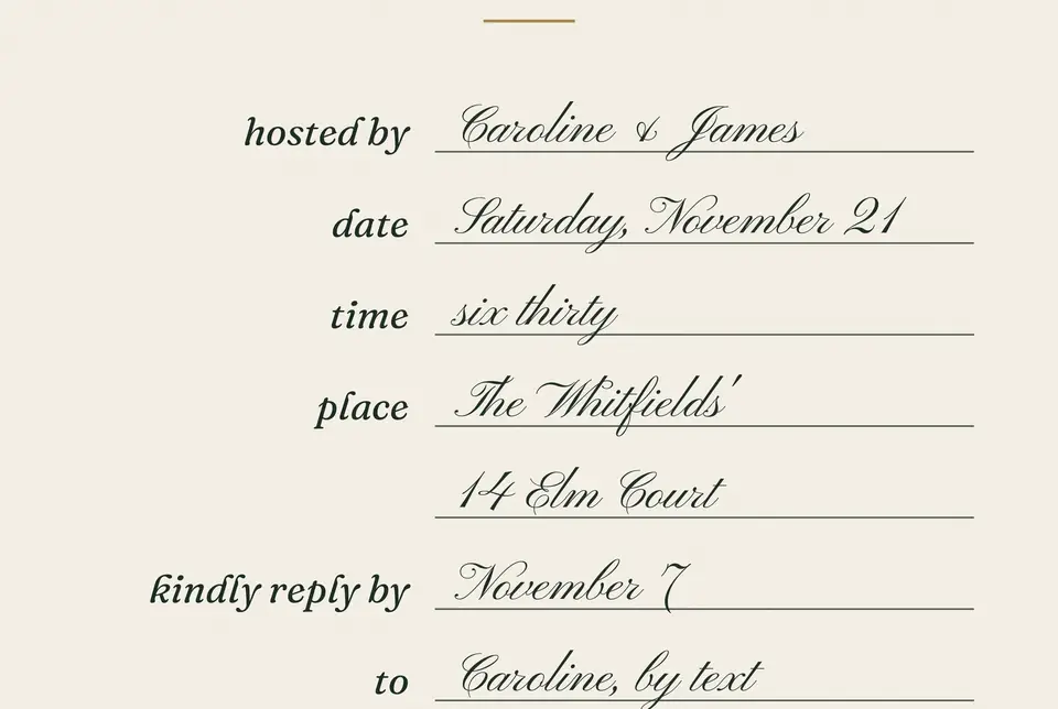 Friendsgiving Invitation, photo 2