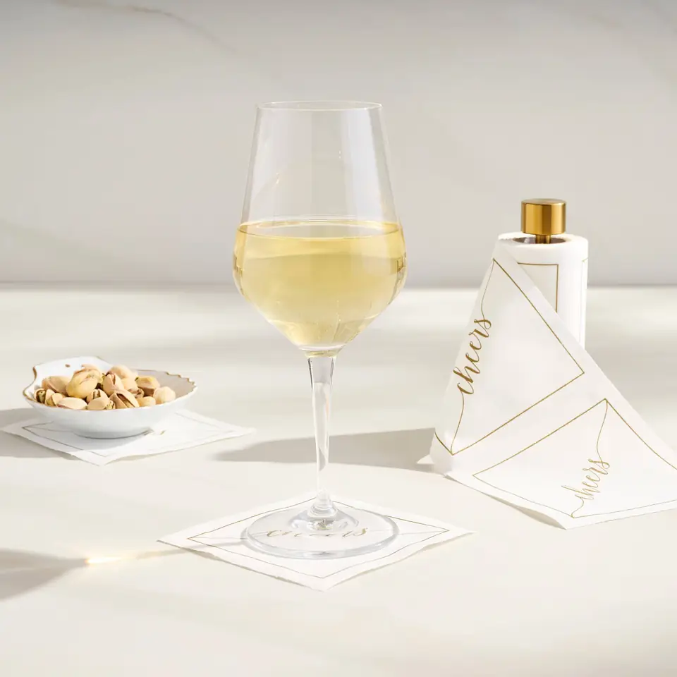 Gold Cocktail Napkin Stand, photo 2