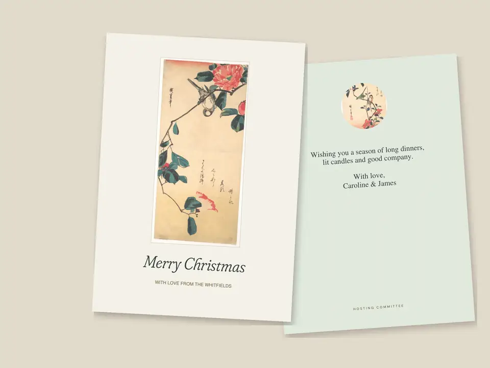 Hiroshige Christmas Cards, Set of 4, photo 3