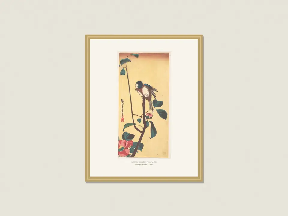 Hiroshige Winter Print Set of 3, photo 2