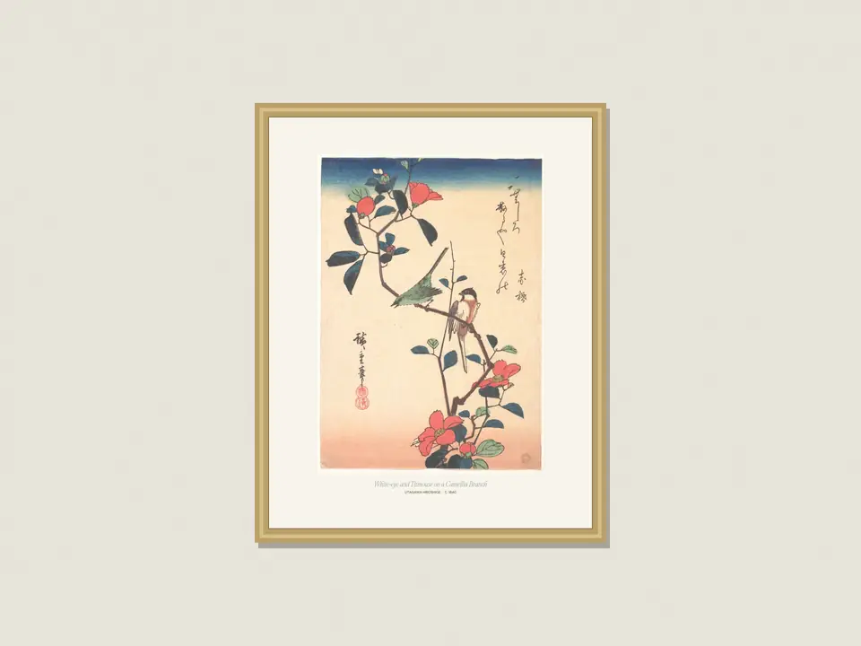 Hiroshige Winter Print Set of 3, photo 3