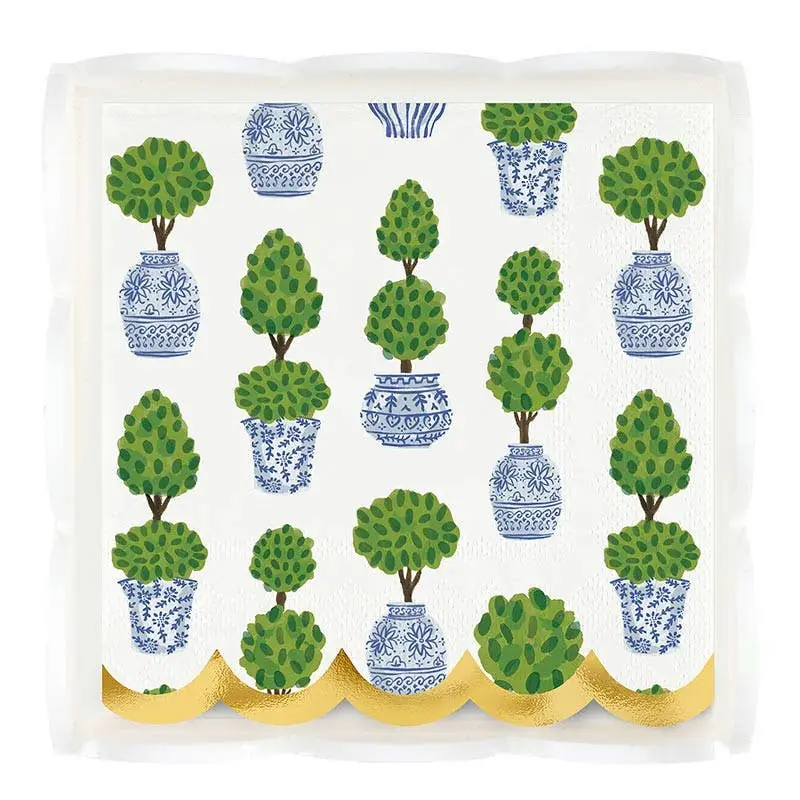 Topiary Acrylic Napkin Tray with 20 Napkins, photo 2