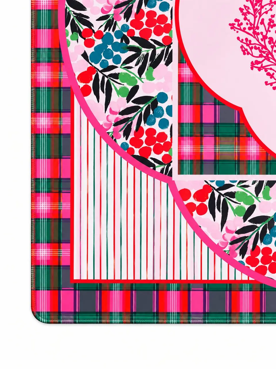 Very Merry Wreath Mahjong Mat, view 4
