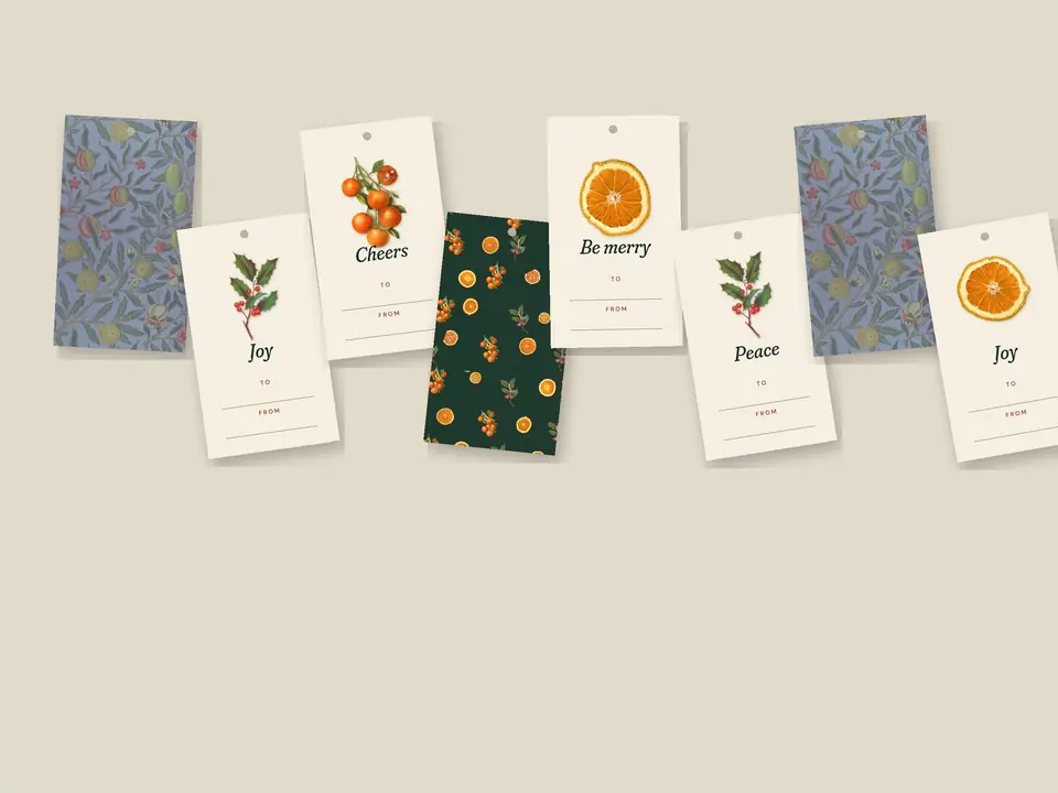 Winter Table Gift Tags