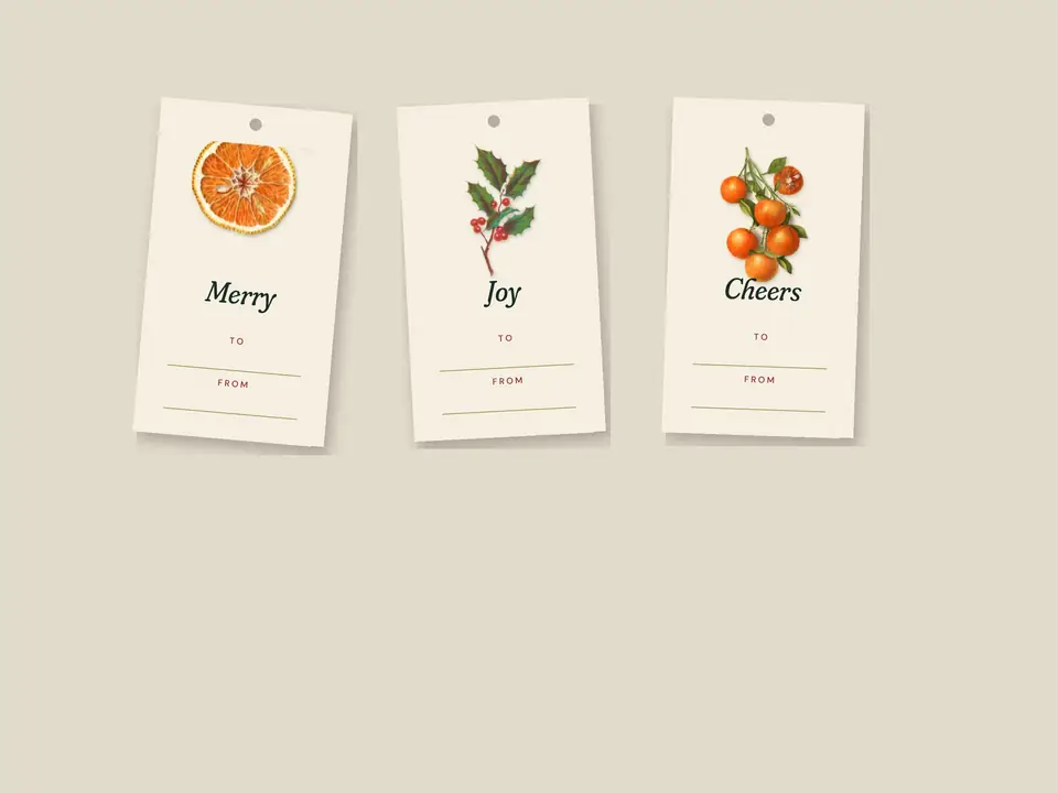 Winter Table Gift Tags, photo 2