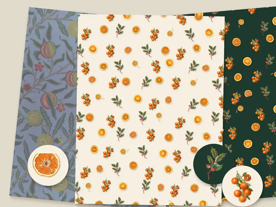 Winter Table Printable Gift Wrap